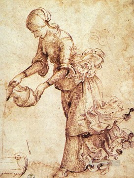 Domenico Ghirlandaio Painting - Study 1 Renaissance Florence Domenico Ghirlandaio